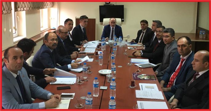 TARIMSAL PROJELERİN DEĞERLENDİRİLDİĞİ TOPLANTI GERÇEKLEŞTİRİLDİ