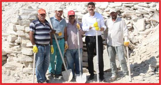 TAŞOCAĞINDA BİR KAYMAKAM !