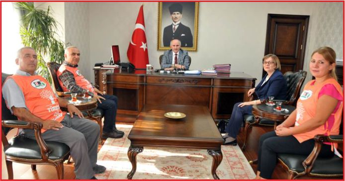 TEMA’DAN VALİ MERAL’E ZİYARET