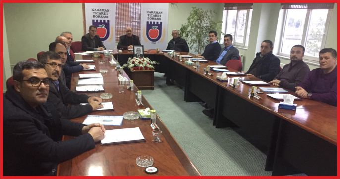 TİCARET BORSASI YILIN SON MECLİS TOPLANTISINI YAPTI