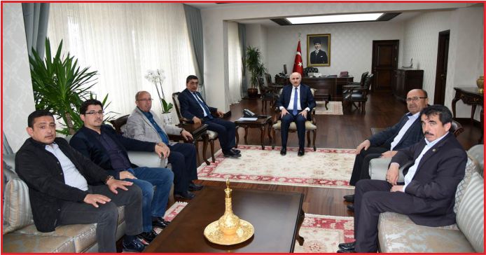TİCARET BORSASINDAN VALİ MERAL’E ZİYARET