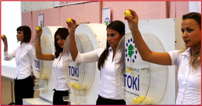 TOKİ’NİN 492 KONUT KURA ÇEKİLİŞİ BUGÜN