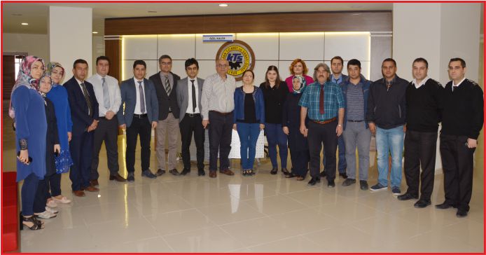 TOKTAY ODA PERSONELİ İLE VEDALAŞTI