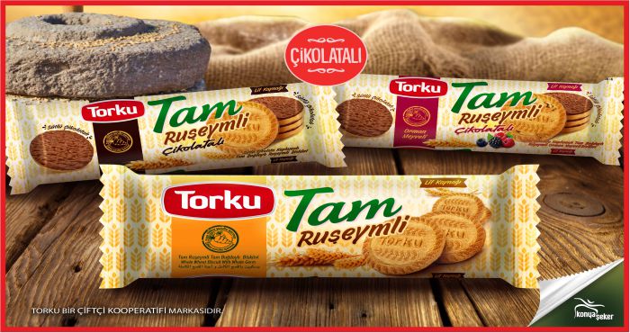 TORKU’DAN TÜRKİYE’NİN İLK RUŞEYMLİ BİSKÜVİSİ