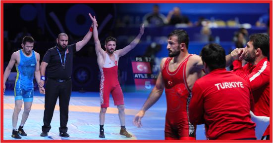 TÜRK GÜREŞ MİLLİ TAKIMI FIRTINA GİBİ !