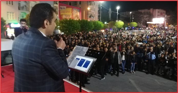 “TÜRKÇE AŞKI VATAN AŞKI” YÜRÜYÜŞ VE FENER ALAYI GERÇEKLEŞTİRİLDİ