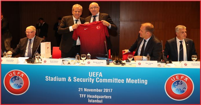 UEFA STADYUM VE GÜVENLİK KOMİTESİ TOPLANTISI RİVA'DA YAPILDI