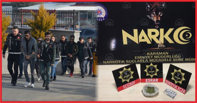 UYUŞTURUCUYA ÜÇ TUTUKLAMA