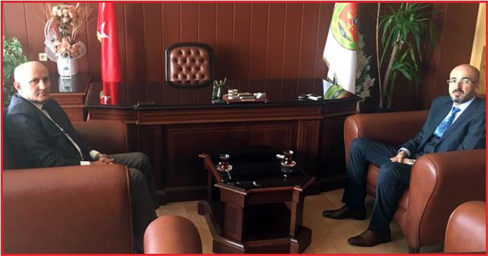 VALİ FAHRİ MERAL BARO BAŞKANI YILMAZ’ I ZİYARET ETTİ