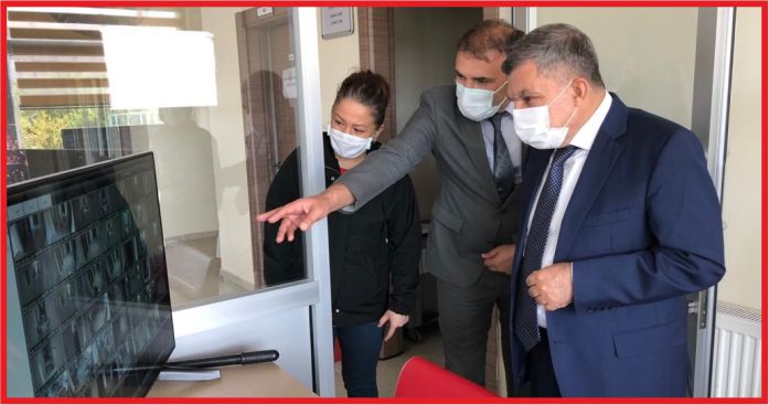 VALİ IŞIK NEFİSE SULTAN KIZ ÖĞRENCİ YURDUNDA İNCELEMELERDE BULUNDU