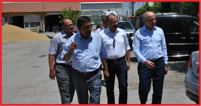 VALİ MERAL BUĞDAY PAZARI ESNAFINI ZİYARET ETTİ