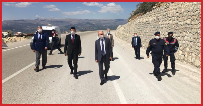 VALİ MERAL, ERMENEK’TE İNCELEMELERDE BULUNDU