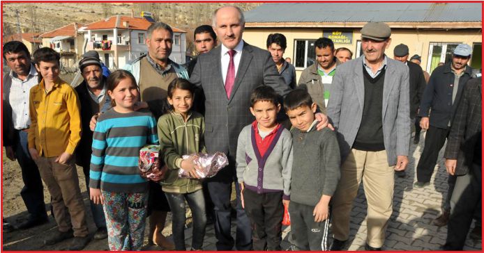 VALİ MERAL KÖYLÜNÜN GÖNLÜNDE !