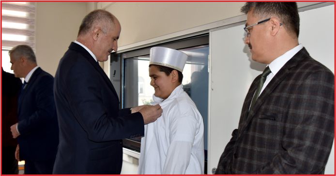 VALİ MERAL, MUAZ AGAH KURT’UN MUTLULUĞUNA ORTAK OLDU