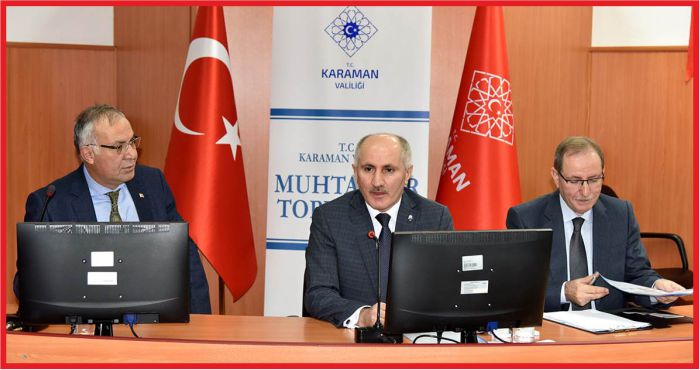 VALİ MERAL MUHTARLARLA BİR ARAYA GELDİ