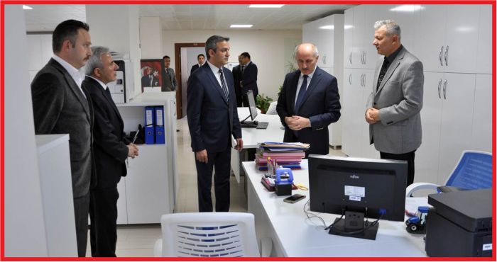 VALİ MERAL  ŞEHİRCİLİK İL MÜDÜRLÜĞÜNÜ ZİYARET ETTİ