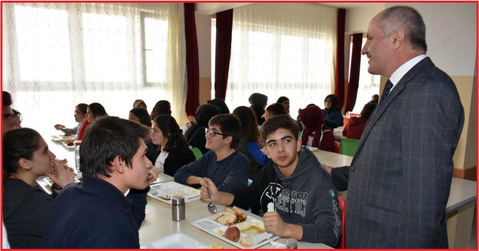 VALİ MERAL TOBB FEN LİSESİNDE İNCELEMELERDE BULUNDU