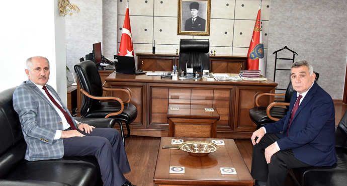 VALİ MERAL’DEN, EMNİYET MÜDÜRÜ TAŞ’A HAYIRLI OLSUN ZİYARETİ