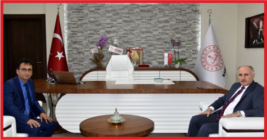 VALİ MERAL'DEN MÜDÜR ÇALIŞKAN’A HAYIRLI OLSUN ZİYARETİ