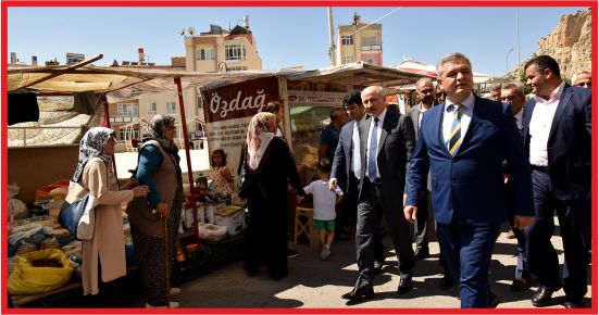 VALİ MERAL’DEN  TAŞELİ BELEDİYELERİNDE İNCELEME