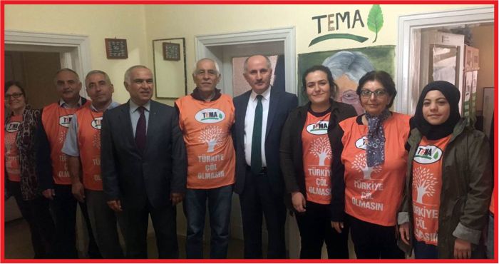 VALİ MERAL’DEN TEMA ZİYARETİ