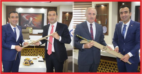 VALİ   VE BAŞSAVCI ‘DAN  BAŞKAN KALAYCI’YA ZİYARET