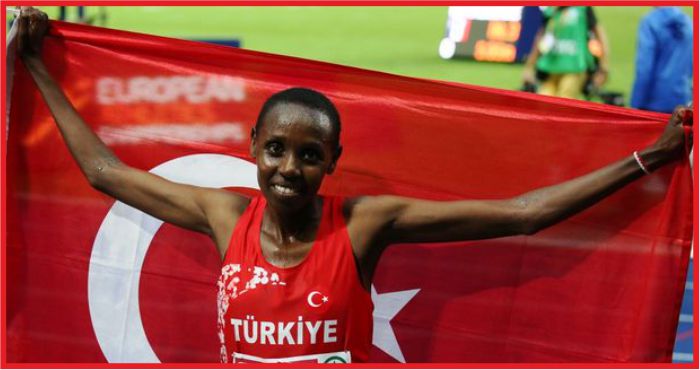 YASEMİN CAN 5000 METREDE KÜRSÜDE