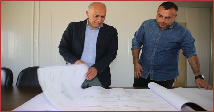 YENİ ÇEVRE YOLUNDA ÇALIŞMALAR TÜM HIZIYLA SÜRÜYOR