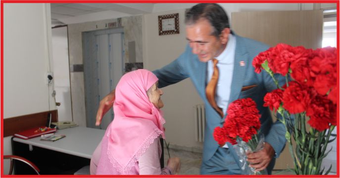 YENİDEN REFAH PARTİSİNDEN HUZUREVİ ZİYARETİ