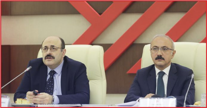 YÖK BAŞKANI SARAÇ'TAN, ELVAN'A TEŞEKKÜR