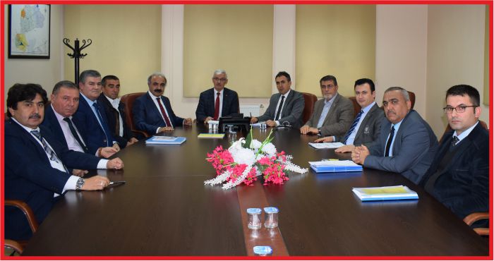 YOL-İŞ SENDİKASI VE İL ÖZEL İDARESİ İSTİŞARE TOPLANTISINDA BİR ARAYA GELDİ