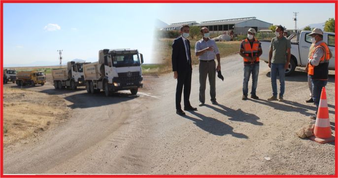 YOL YAPIM ÇALIŞMALARI YERİNDE İNCELENDİ