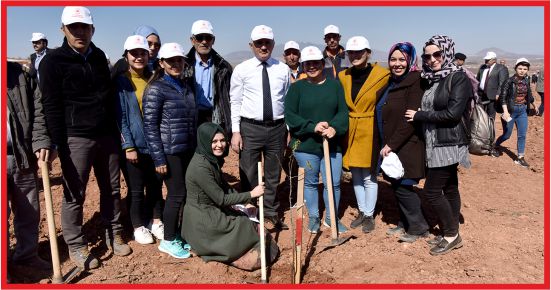 YOLLARBAŞI KÖYÜNDE 30 HEKTAR ARAZİ AĞAÇLANDIRILIYOR