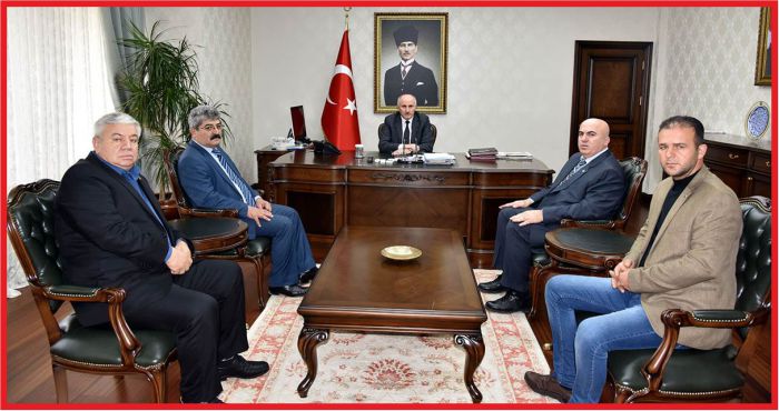 ZİRAAT ODASI YENİ YÖNETİMİNDEN ZİYARET