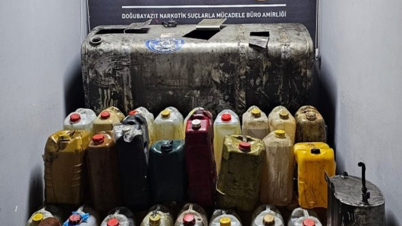 Ağrı&#039;da 761 kilogram uyuşturucu ele geçirildi