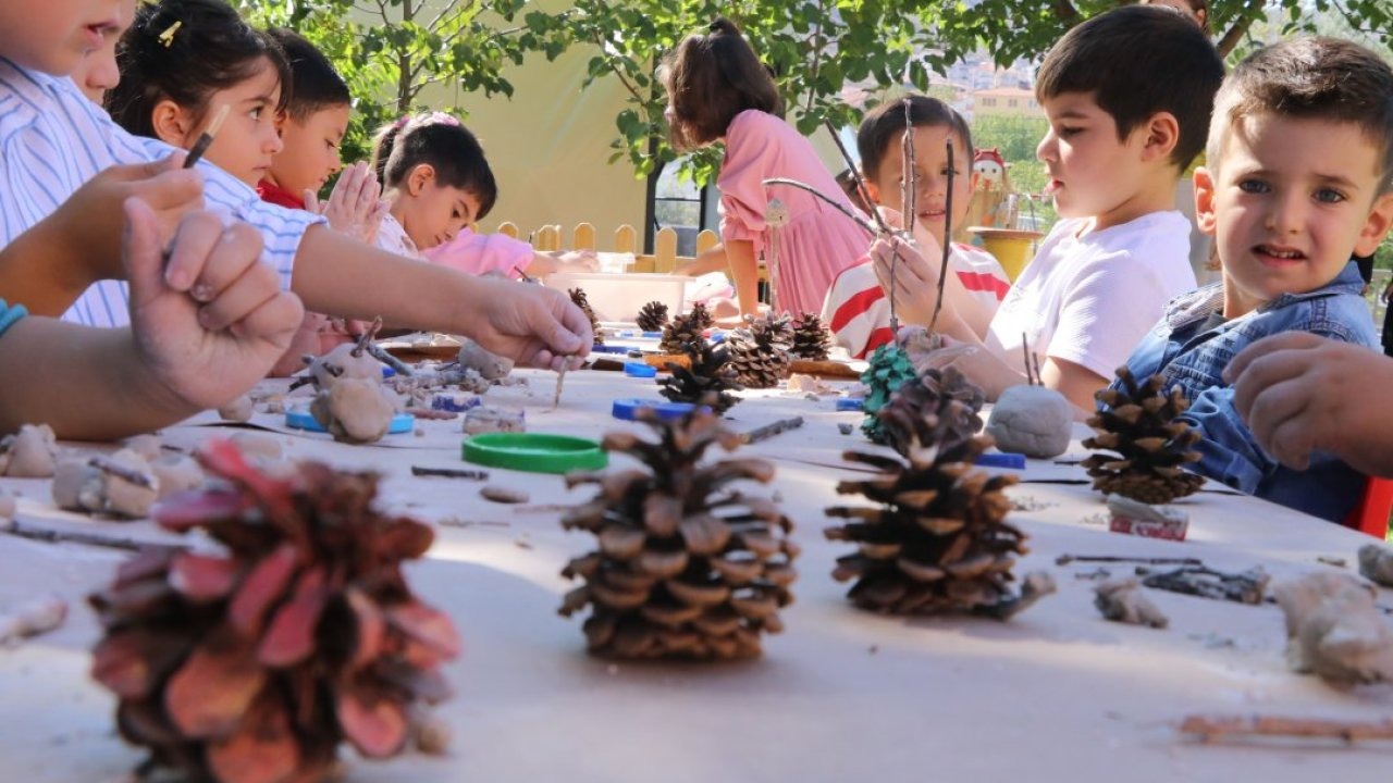 Anaokulu öğrencileri çevre bilincini yaşayarak öğreniyor