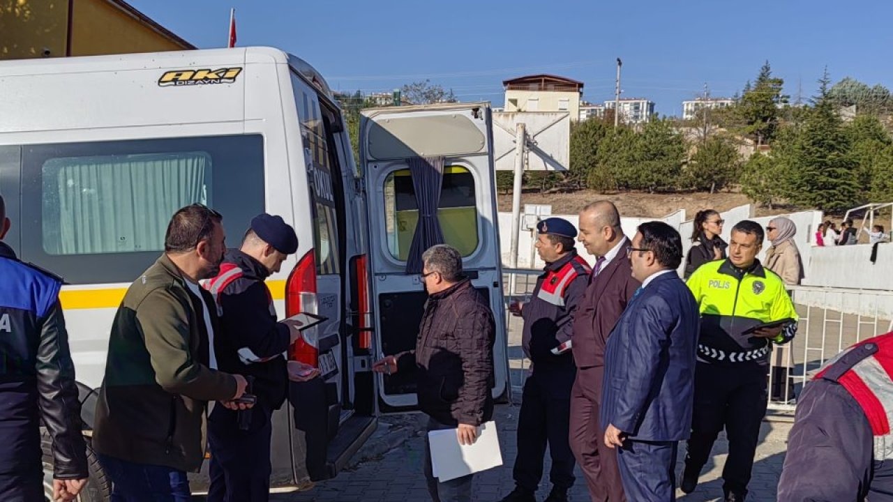 Bahşılı’da okul servisleri denetlendi