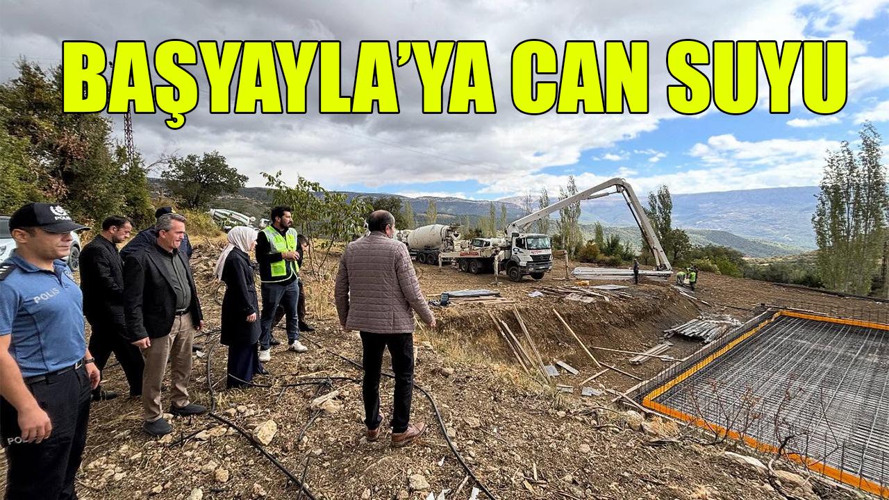 Başyayla&#039;ya can suyu