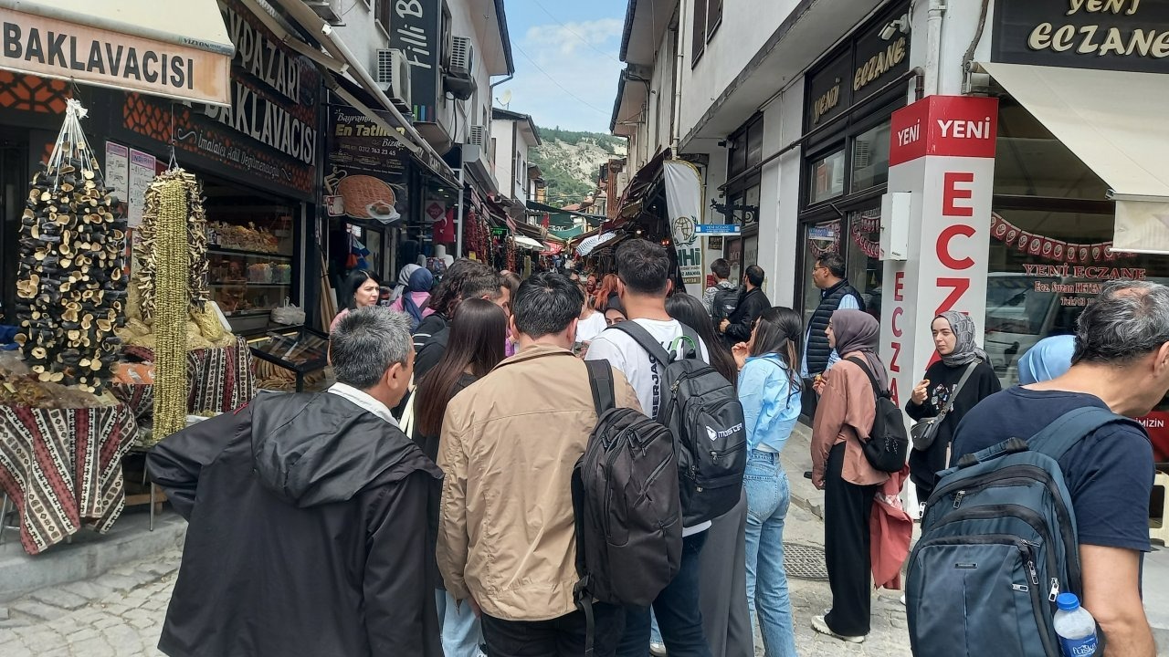 Beypazarı&#039;nda hafta sonu yerli turist yoğunluğu yaşandı