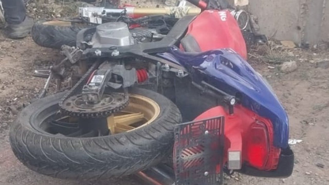 Beyşehir'de otomobille çarpışan motosiklet sürücüsü yaralandı