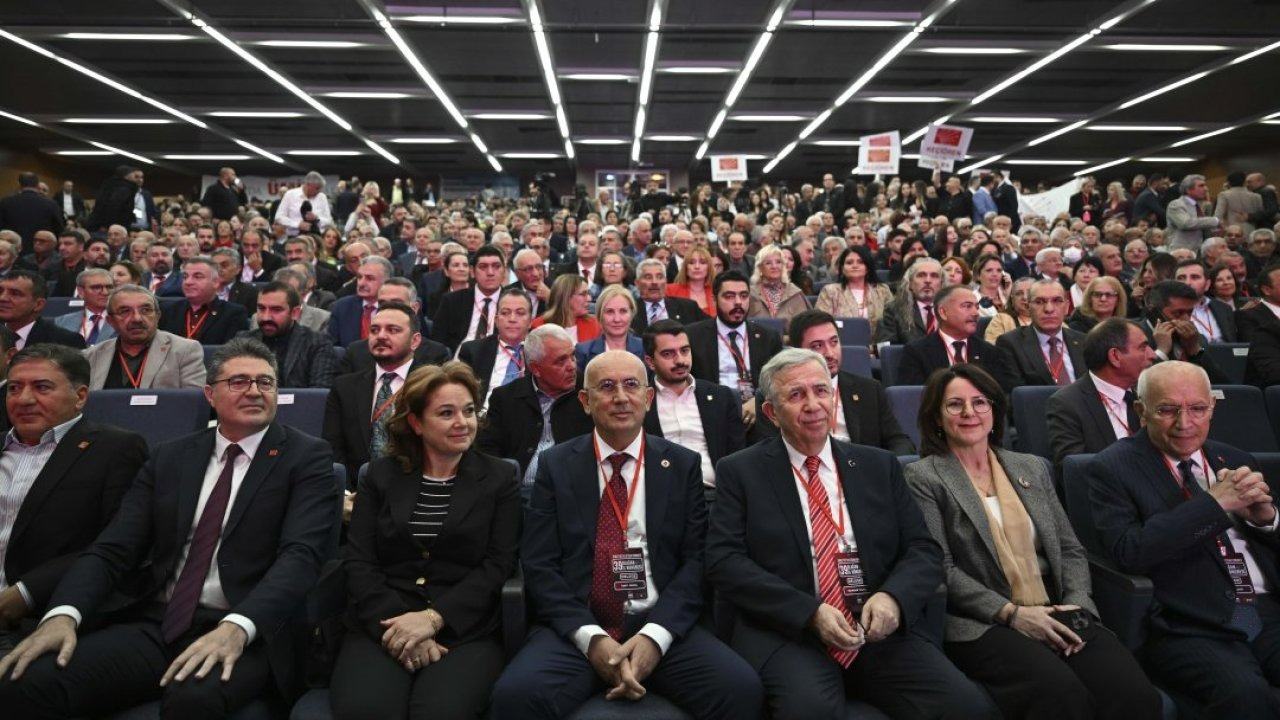 CHP Ankara İl Başkanlığının 39. Olağan Kongresi toplandı