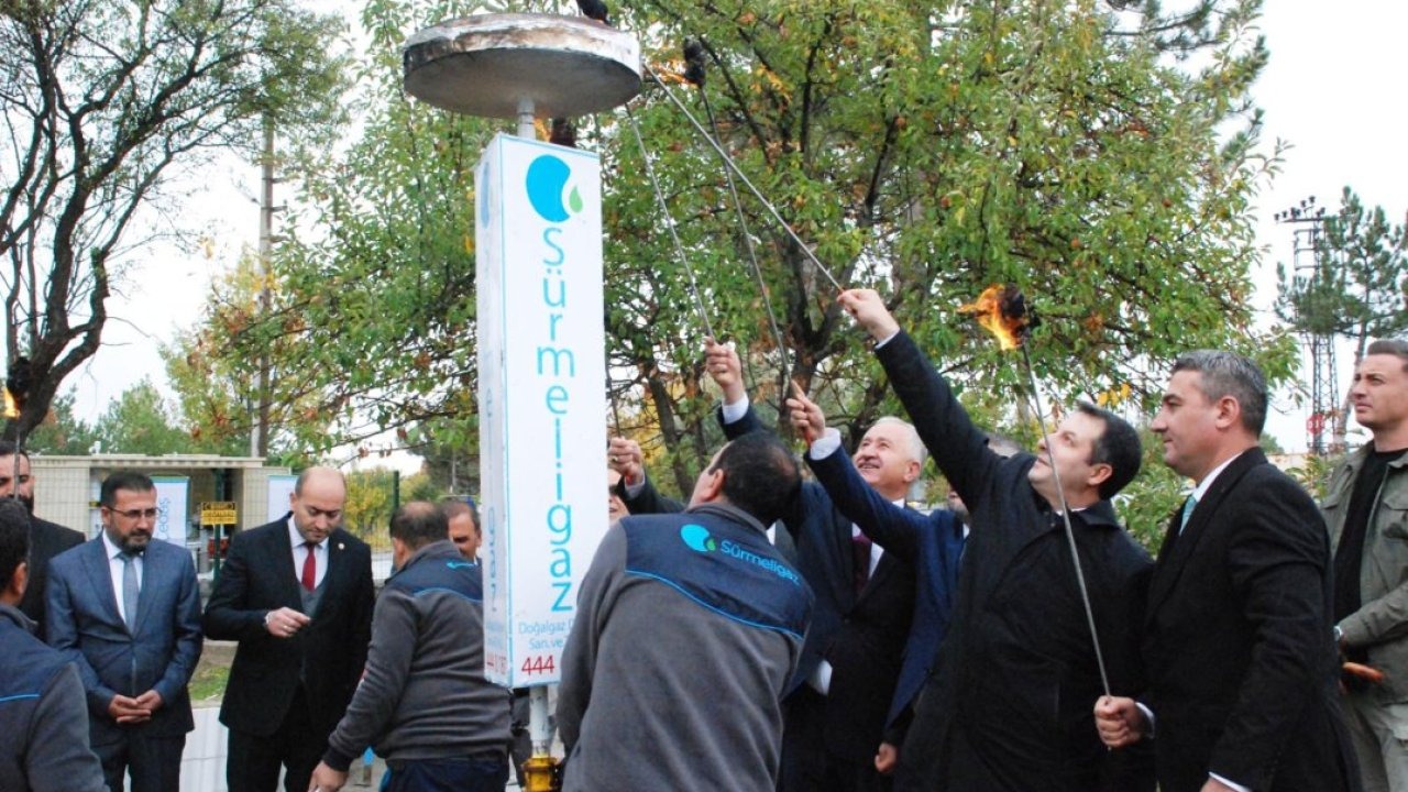 Çiğdemli beldesinde doğal gaz sevinci