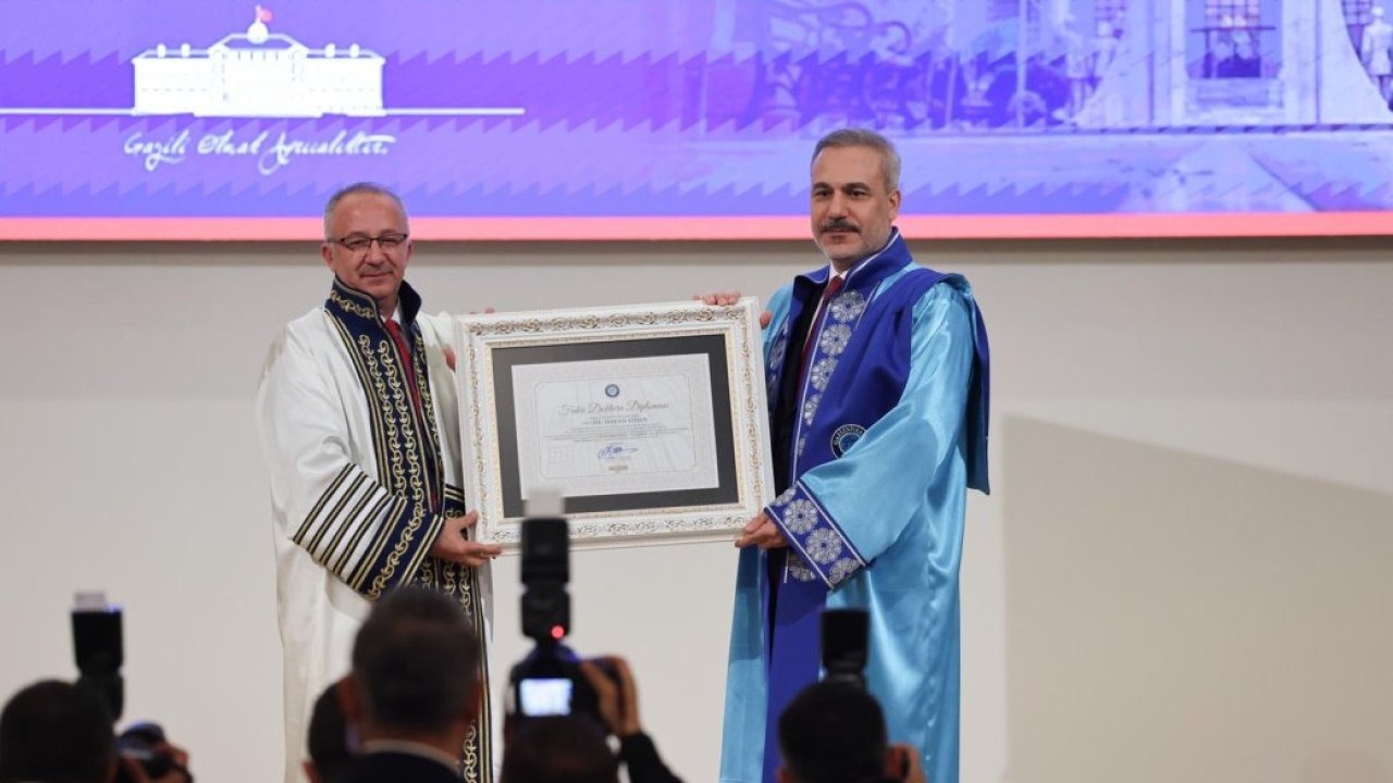 Dışişleri Bakanı Fidan, Gazi Üniversitesi 2025-2026 Akademik Yılı açılışında konuştu: