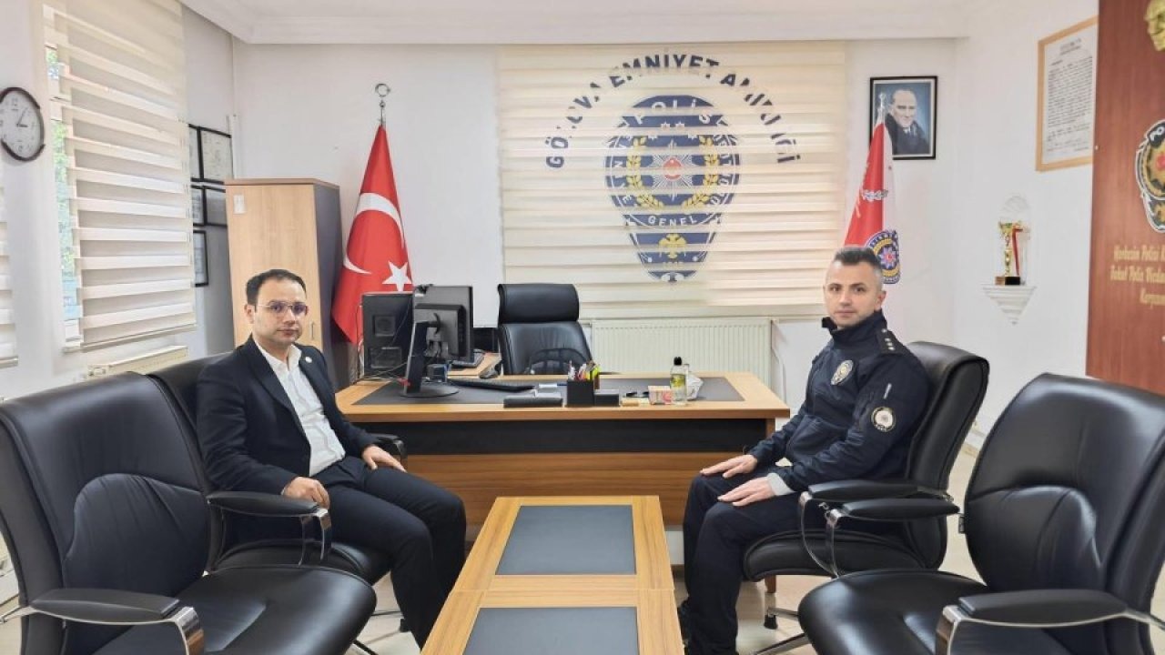 Gölova Kaymakamı Kahveci, İlçe Emniyet Amirliğini ziyaret etti