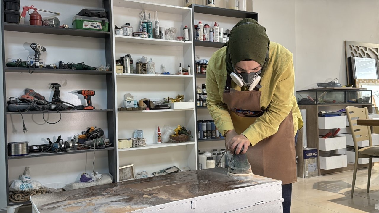 Hobi olarak başladığı el sanatı, devlet desteğiyle mesleği oldu