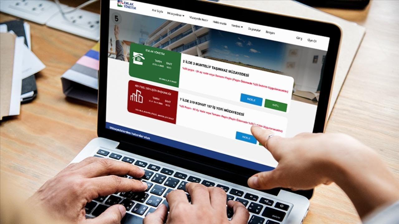 iki ildeki üç arsasını açık artırmayla satılacak