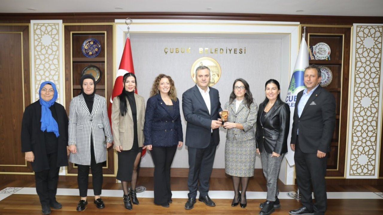 Kadın girişimciler Çubuk&#039;ta üretim merkezlerini ziyaret etti