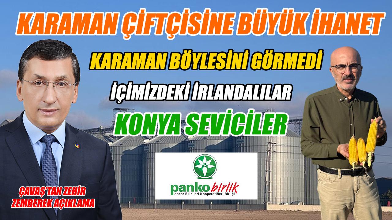 Karaman&#039;a büyük kazık - çiftçiye ihanet