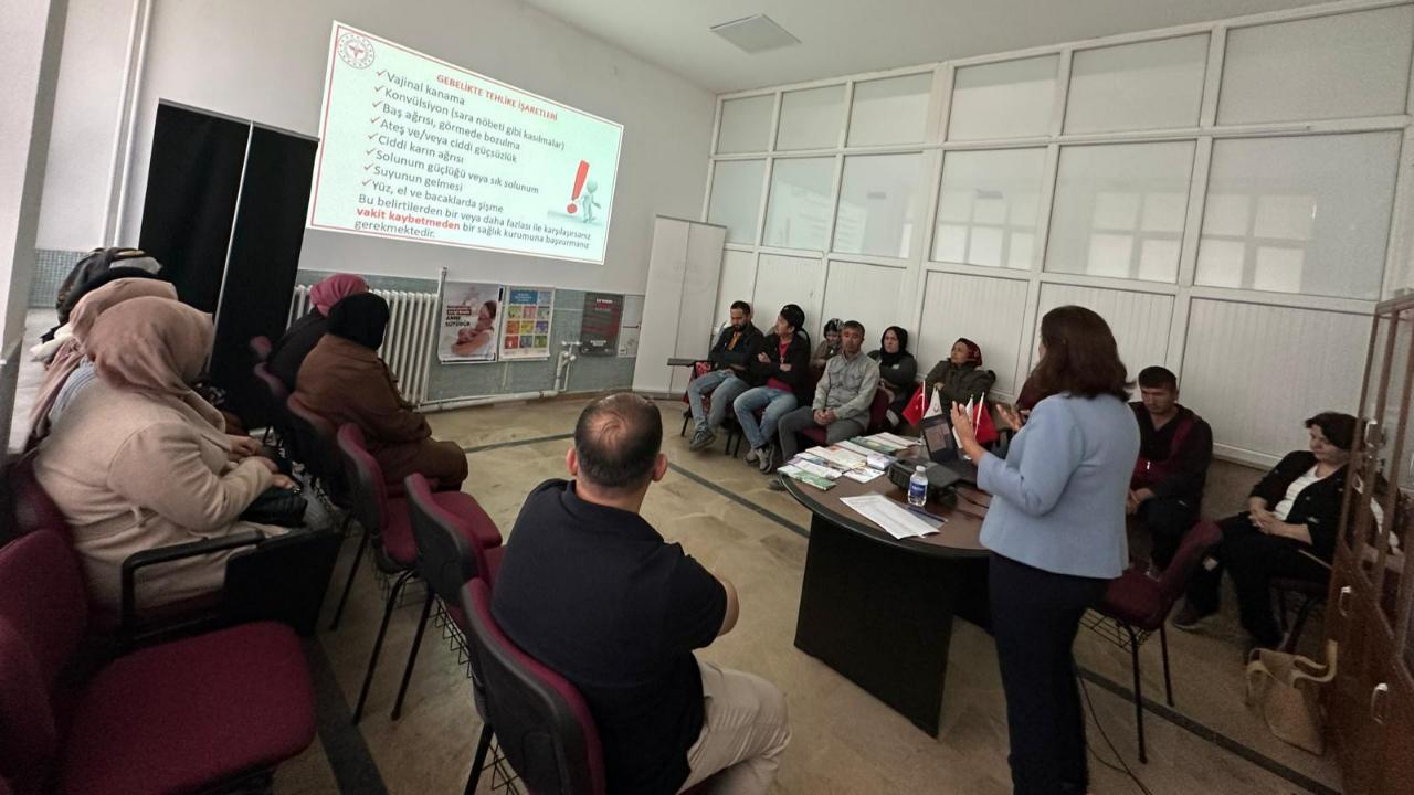 Karaman’da bebek sağlığı için eğitim