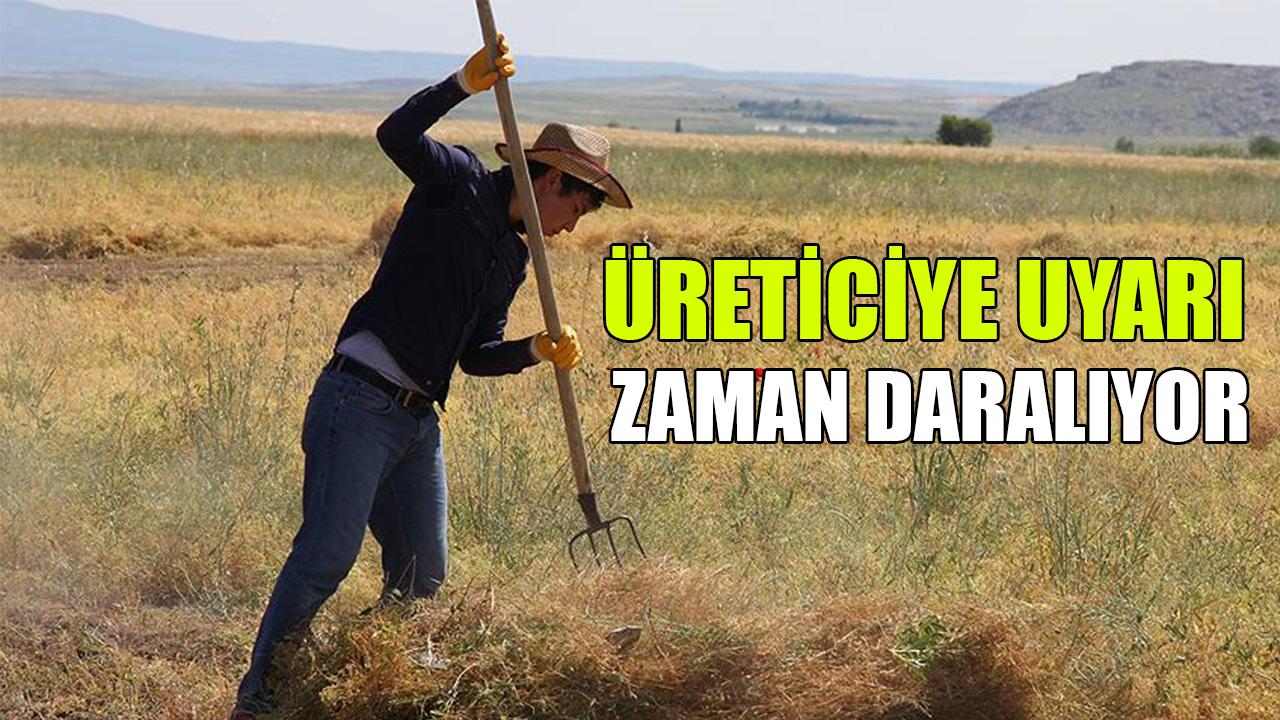 Karamanlı üreticiye uyarı